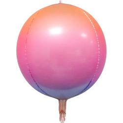 Folie ballon Fluoriserend 4 D| 22 inch | 55 cm | Oranje| Roze| Paars|Blauw | DM-Products